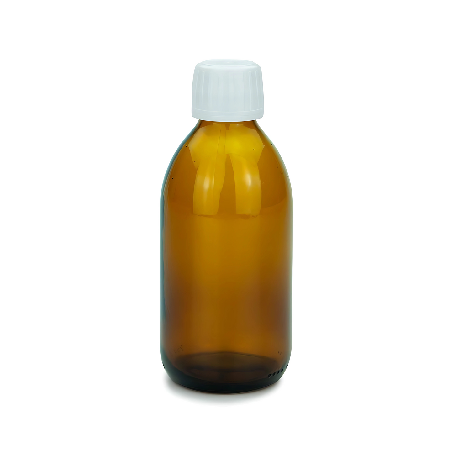 500 mL durable amber glass bottle