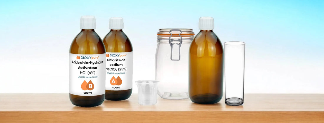 Comment fabriquer du CDS dioxyde de chlore à l'aide du kit de production complet ?