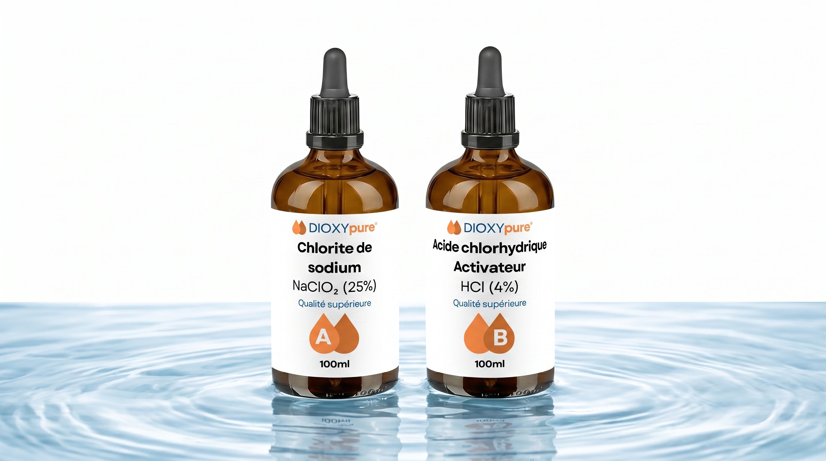 Kit de production de dioxyde de chlore en voyage : purifiez l'eau partout dans le monde