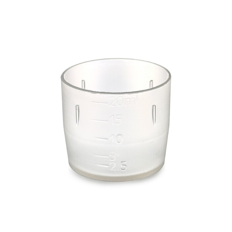 Gobelet doseur en plastique