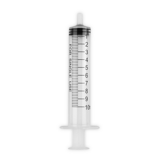 Seringue réutilisable 10 ml en plastique