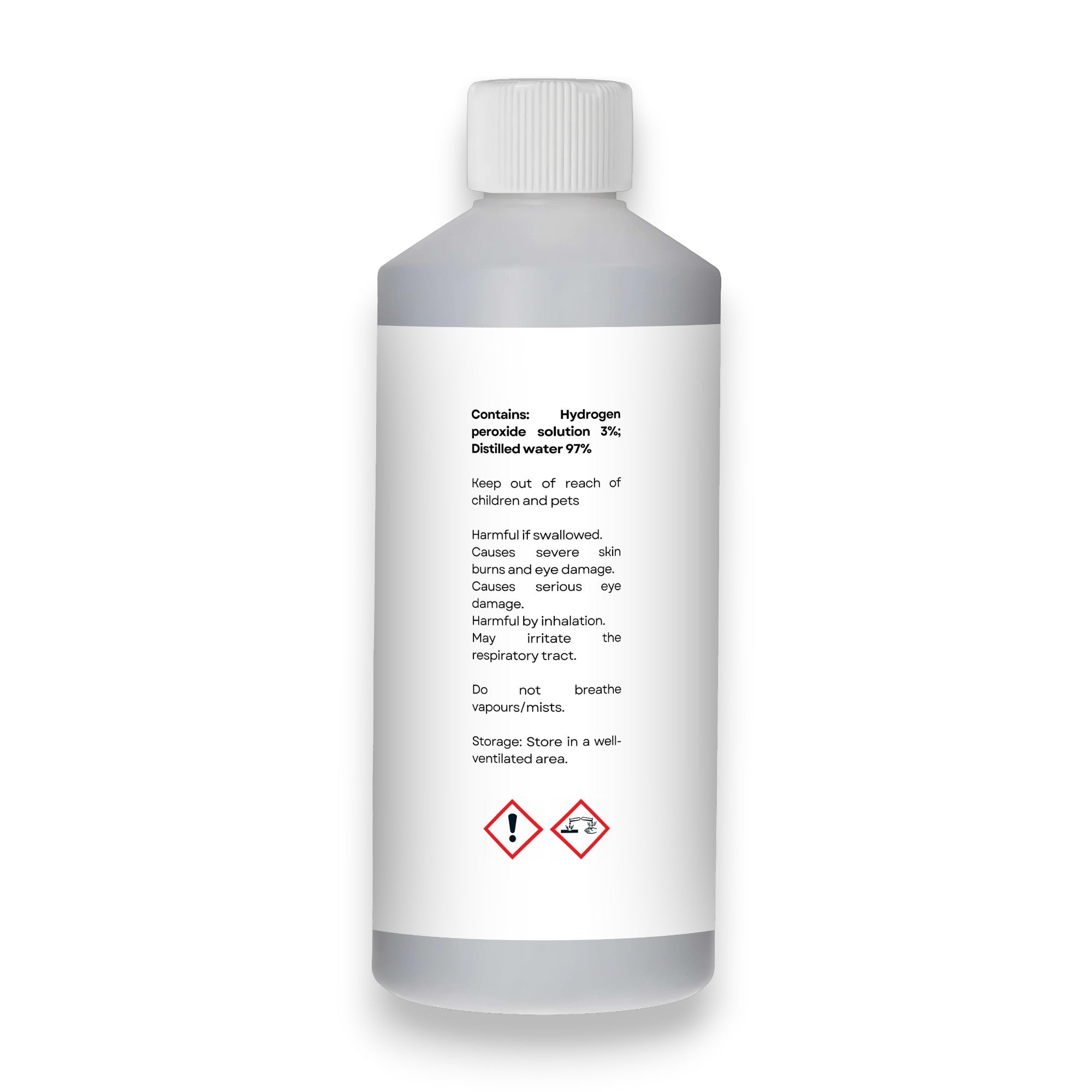 Peroxyde d'hydrogène de qualité alimentaire 3% - 500 mL
