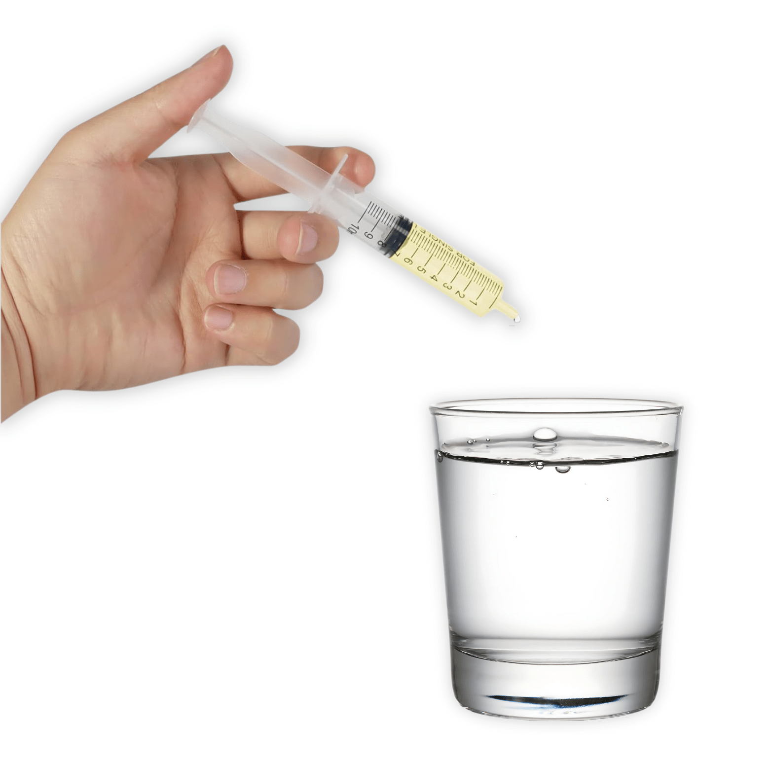 Seringue réutilisable en plastique