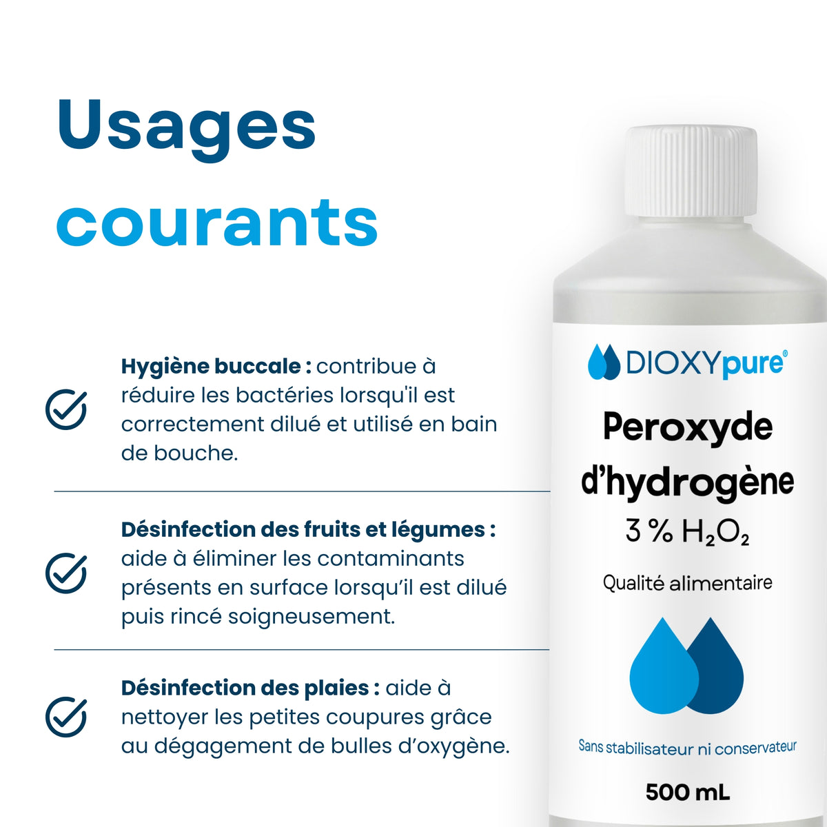 Food Grade Hydrogen Peroxide 3%