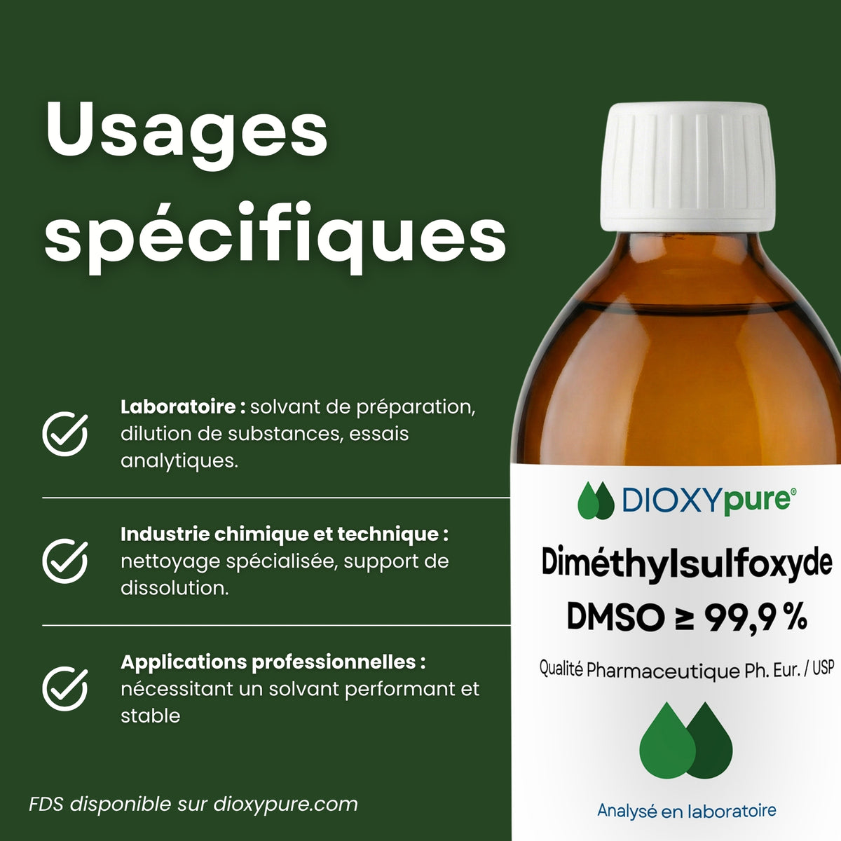 Dimethyl Sulfoxide Ph. Eur. / USP - DMSO - 99.9%