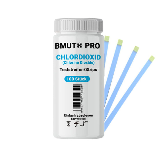 Bandelettes de test ClO₂ (0-2000 ppm) – contrôle rapide de la concentration de dioxyde de chlore (CDS)