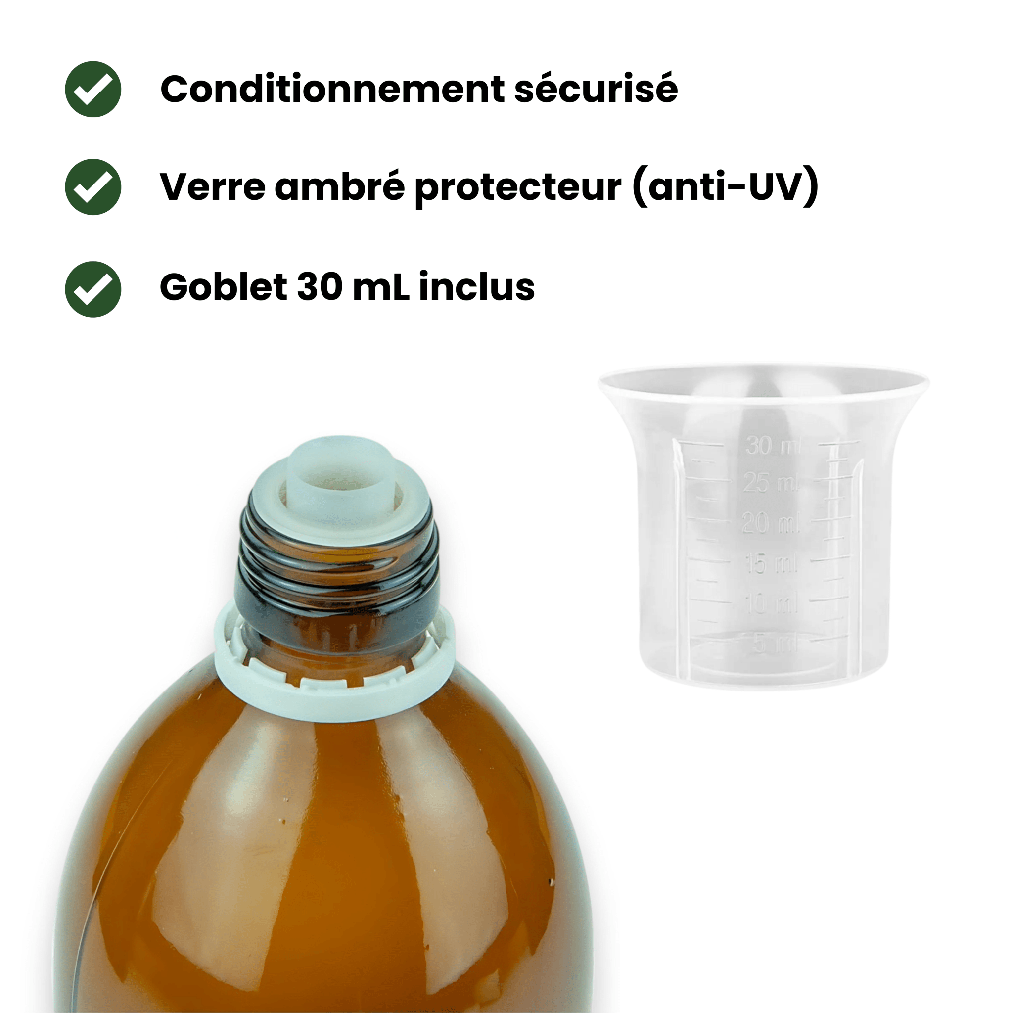 Diméthylsulfoxyde - DMSO - 99,9 % – Qualité Pharmaceutique Ph. Eur. / USP – 500 mL