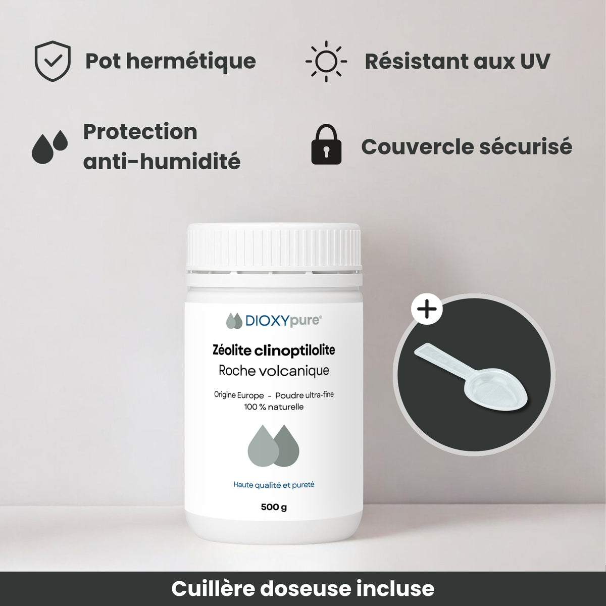 Clinoptilolite Zeolite - Volcanic rock