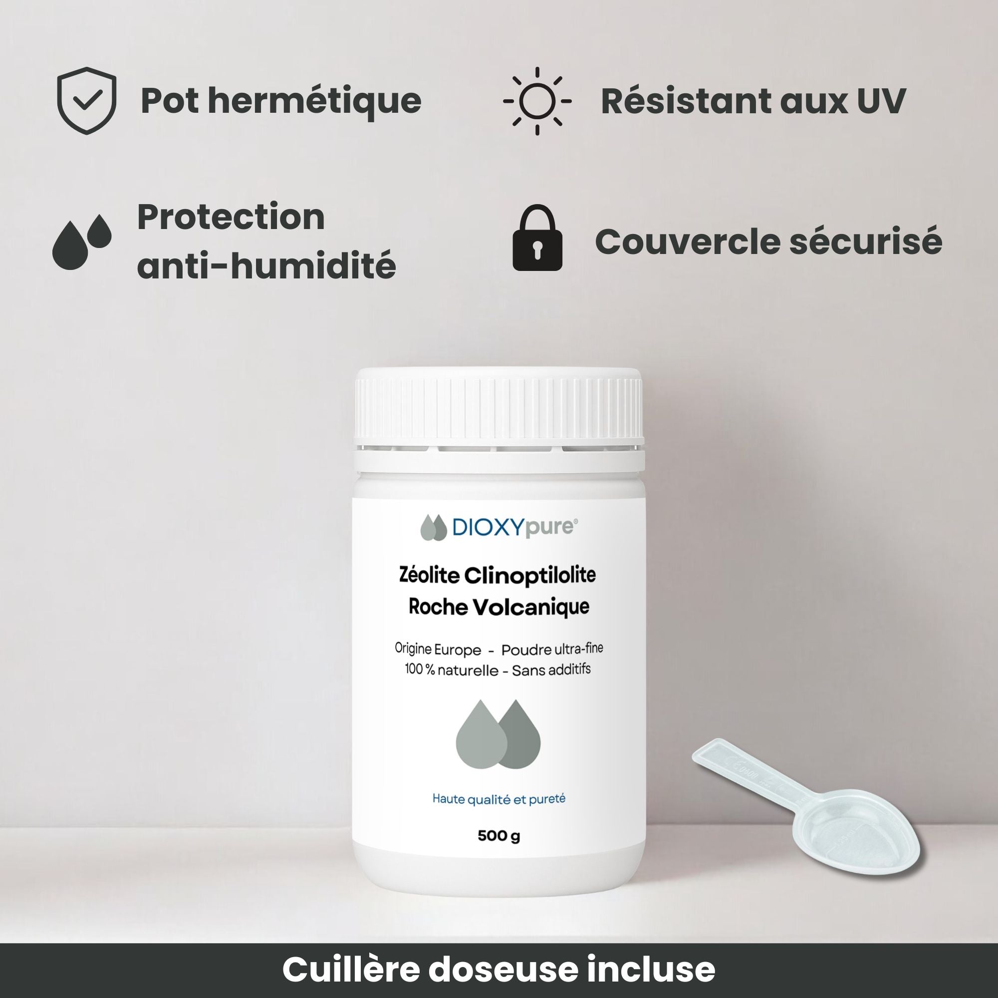 Clinoptilolite Zeolite - Volcanic rock