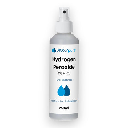 Peróxido de hidrógeno de grado alimenticio al 3 % - Spray - 250 mL