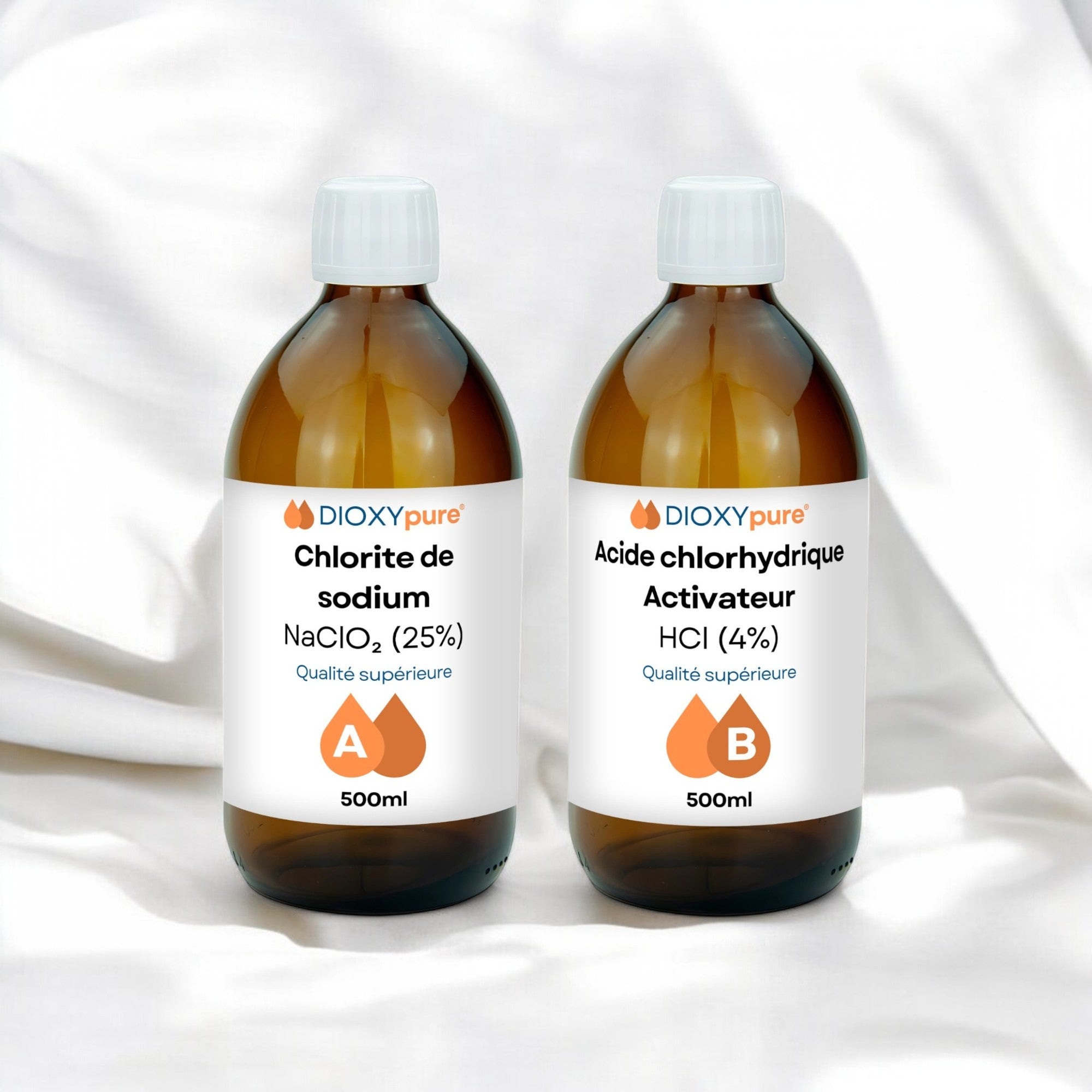 Dioxyde de Chlore - Kit de Production - 2x500 mL