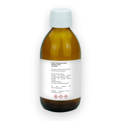 Dioxyde de Chlore - CDS - 3000 ppm - Sans résidus - 250 mL