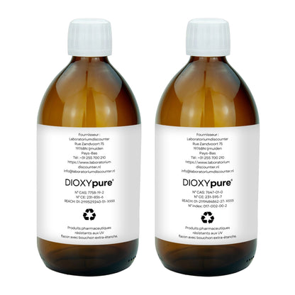 Dioxyde de Chlore - MMS - Kit de Production - 2x500 mL