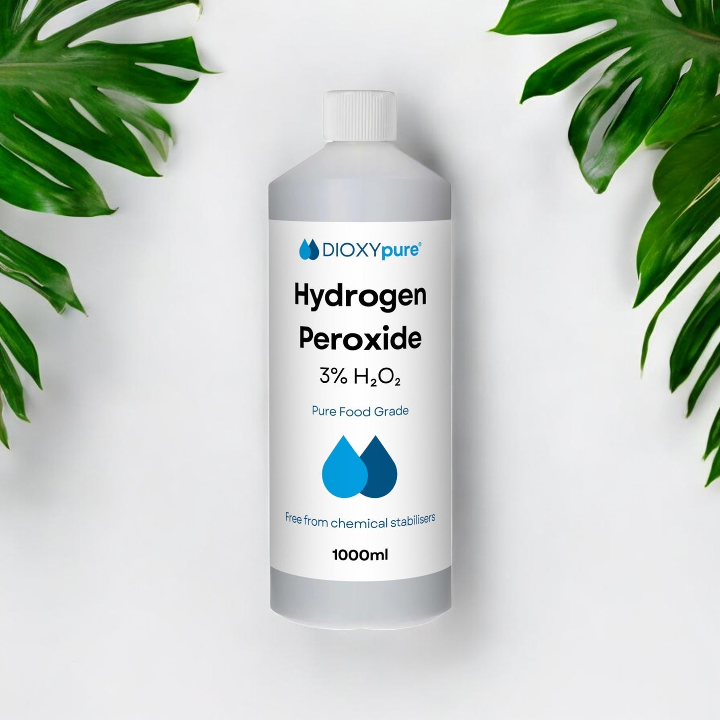 Peroxyde d'hydrogène de qualité alimentaire 3% - 1000 ml (1L)