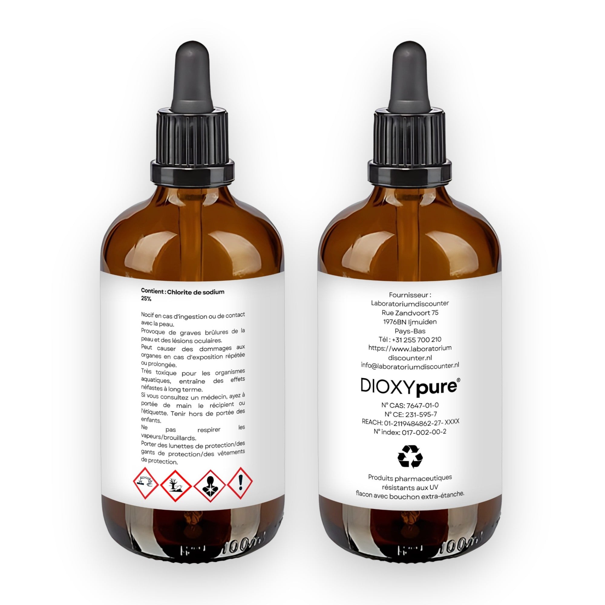 Dioxyde de Chlore - Kit de Production - 2x100 mL