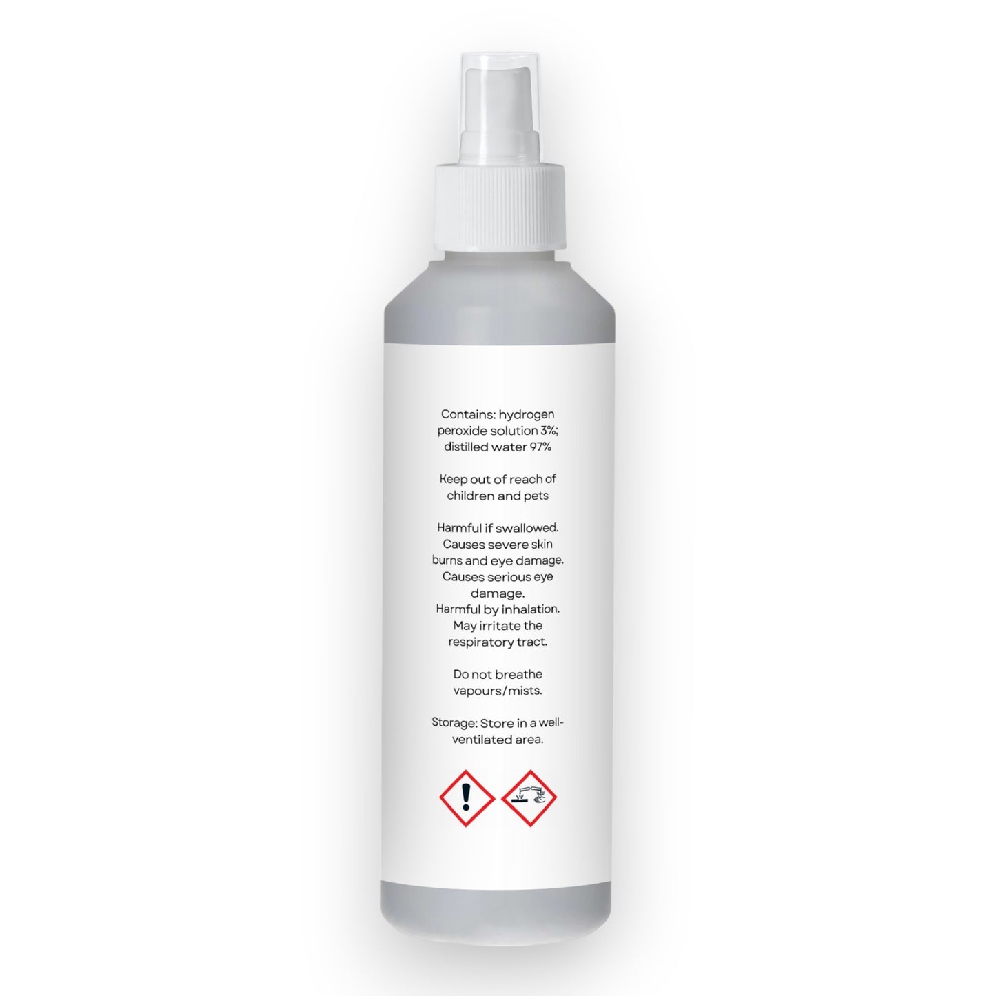 Peróxido de hidrógeno de grado alimenticio al 3 % - Spray - 250 mL