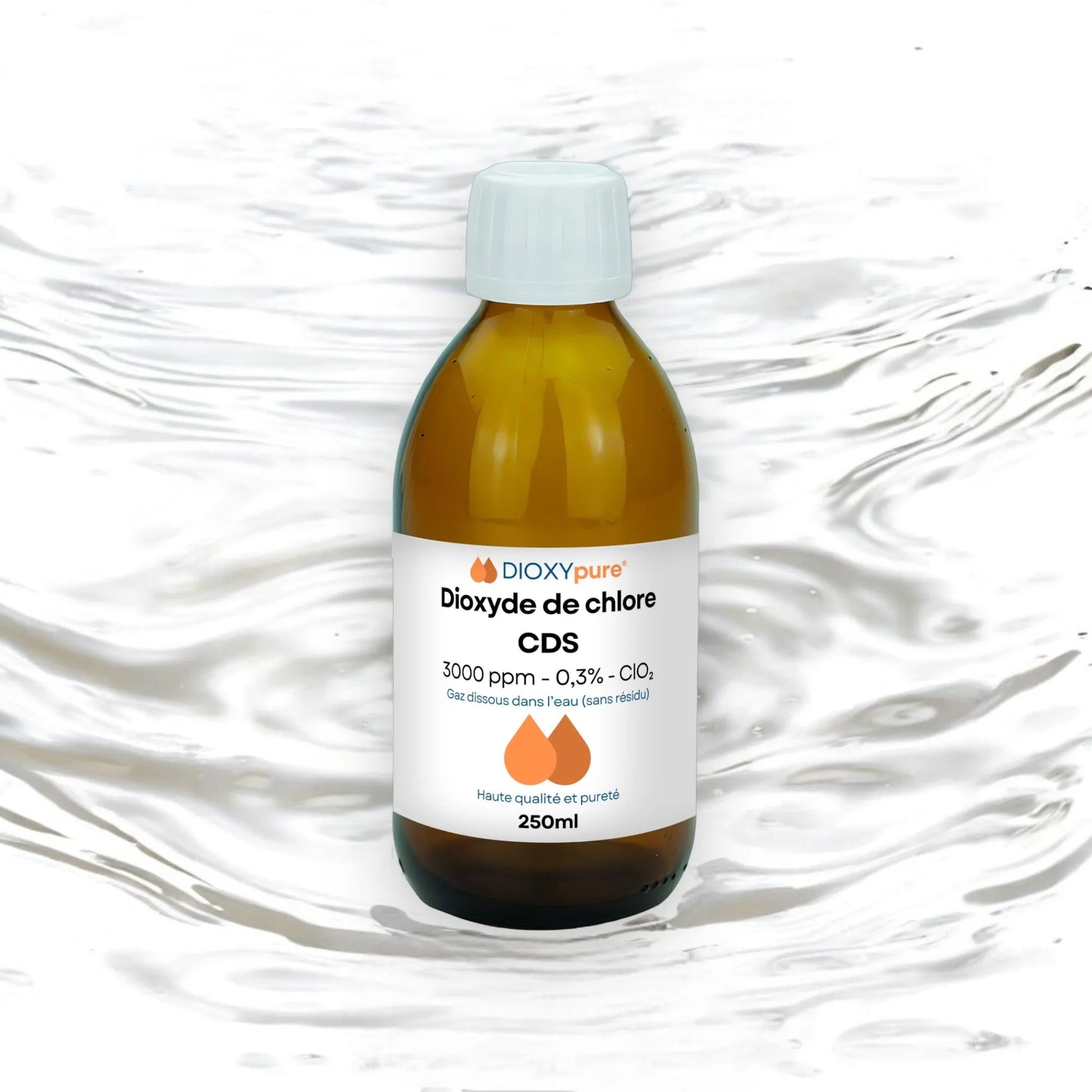 bouteille de cds dioxyde de chlore 250 mL