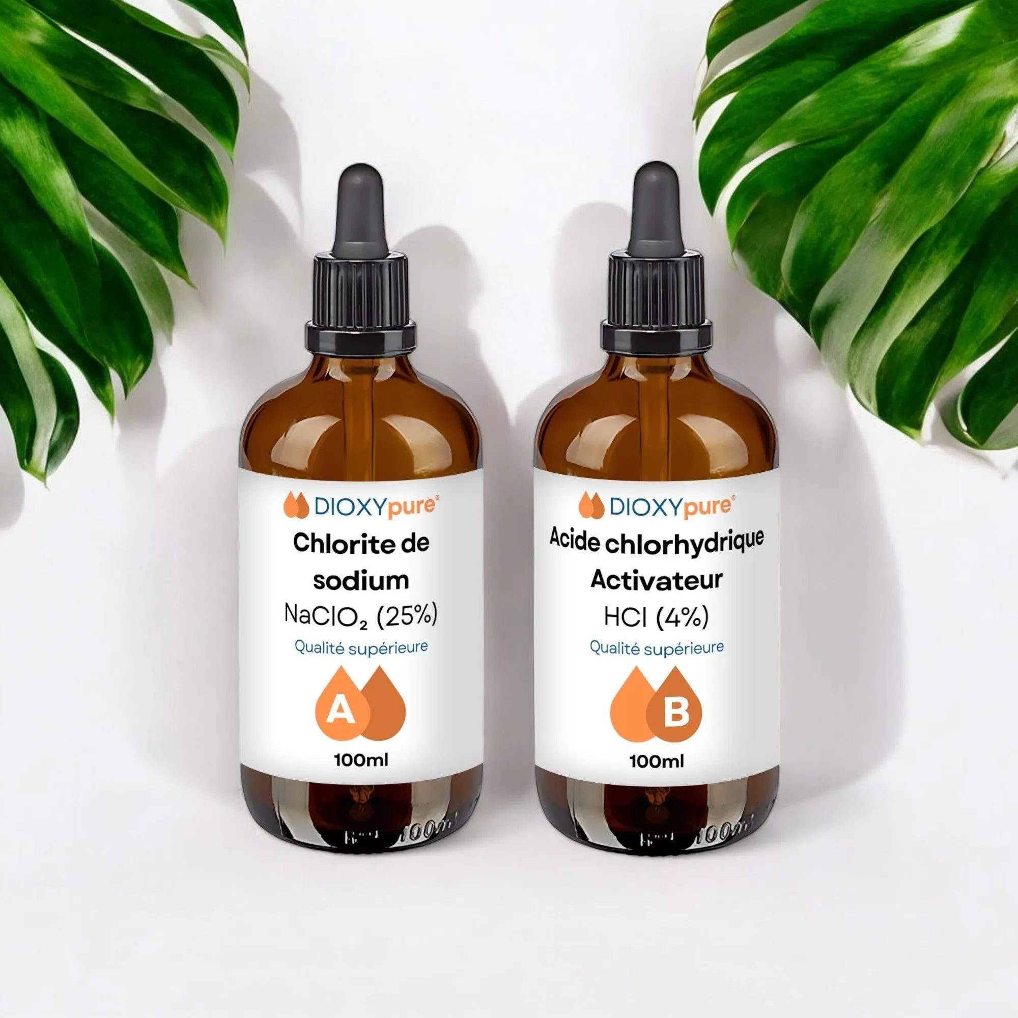 Kit de production dioxyde de chlore CDS 2x100 mL