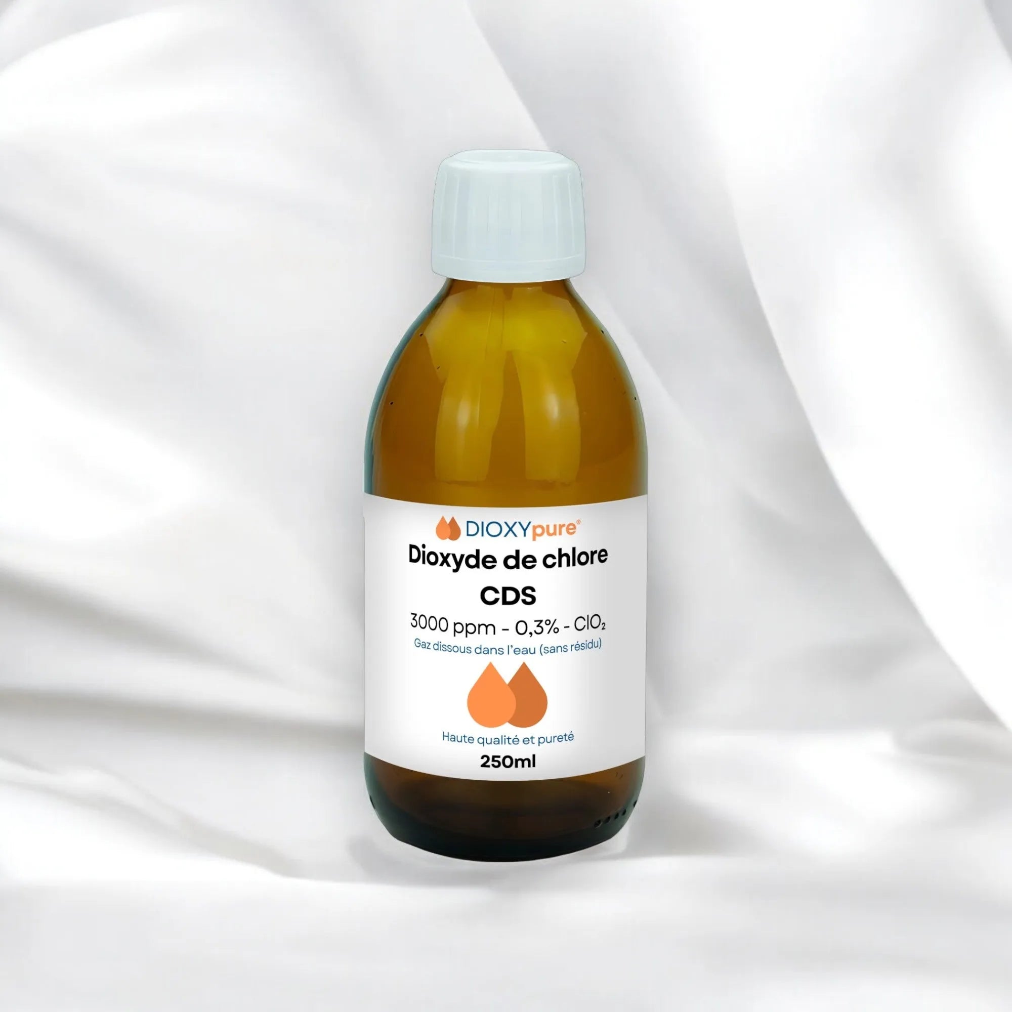 bouteille de cds dioxyde de chlore 250 mL