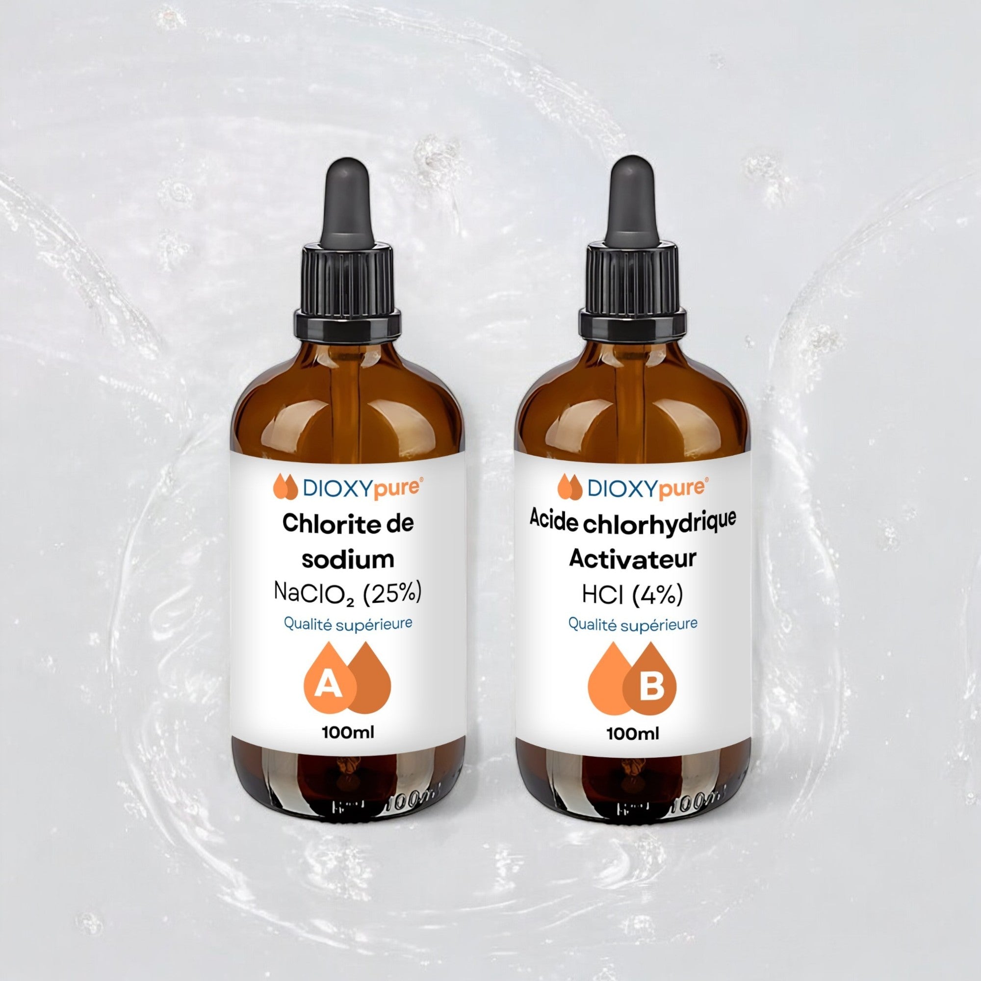 Dioxyde de Chlore - Kit de Production - 2x100 mL