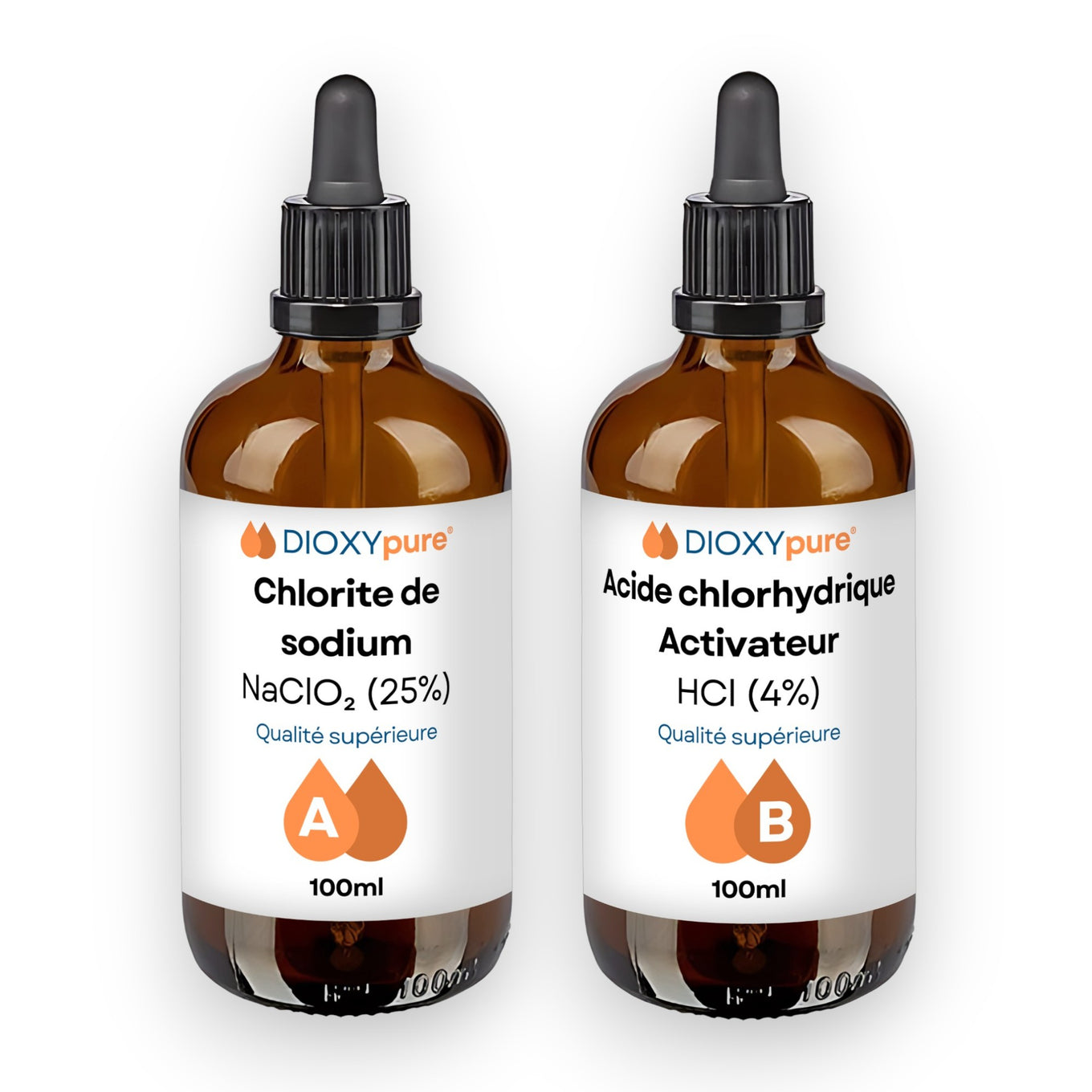 Dioxyde de Chlore - Kit de Production - 2x100 mL