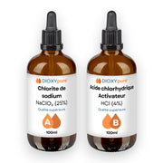 Dioxyde de Chlore - Kit de Production - 2x100 mL