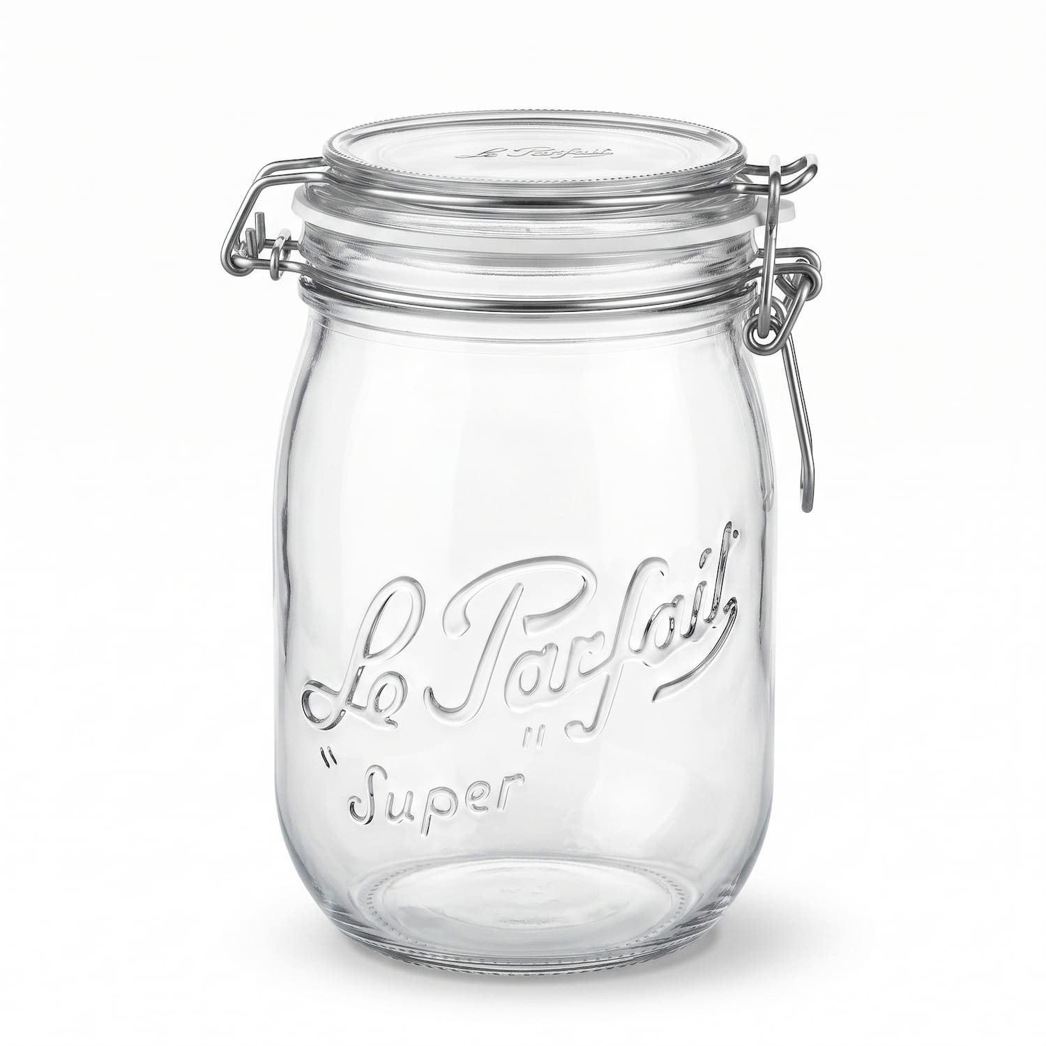 Bocal en verre “Le Parfait” de 1 litre + Joint en silicone