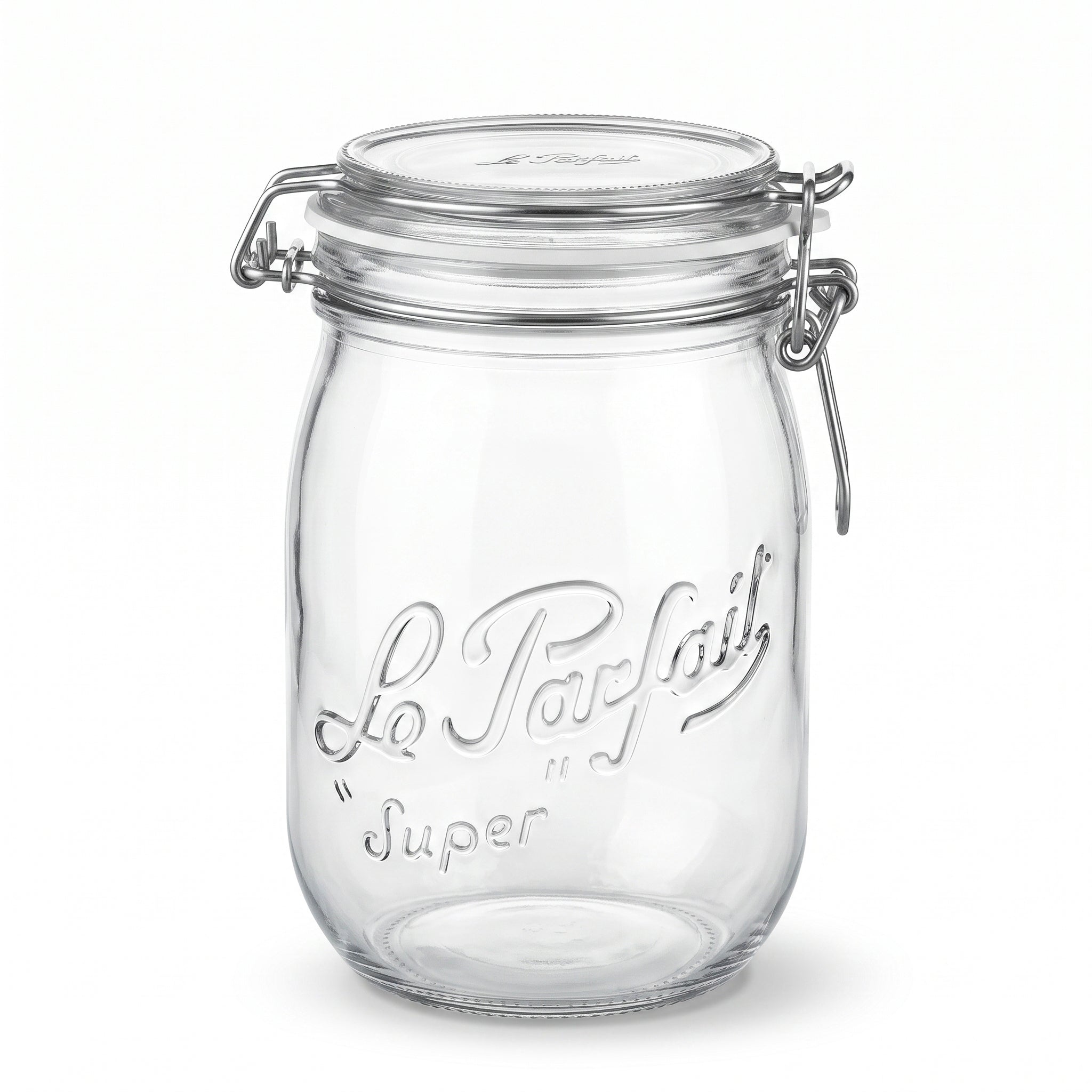 Bocal en verre “Le Parfait” de 1 litre + Joint en silicone
