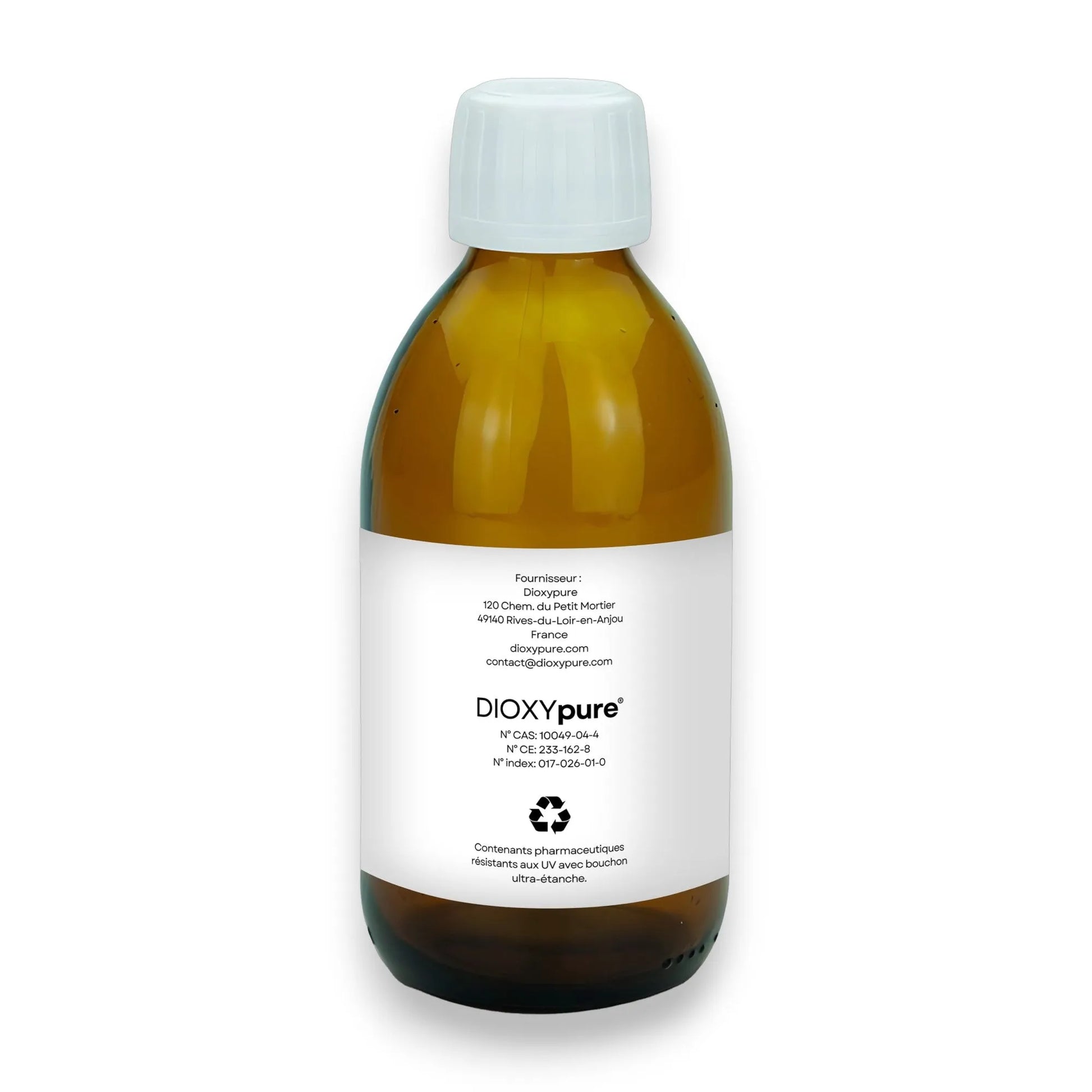 bouteille de cds dioxyde de chlore 250 mL