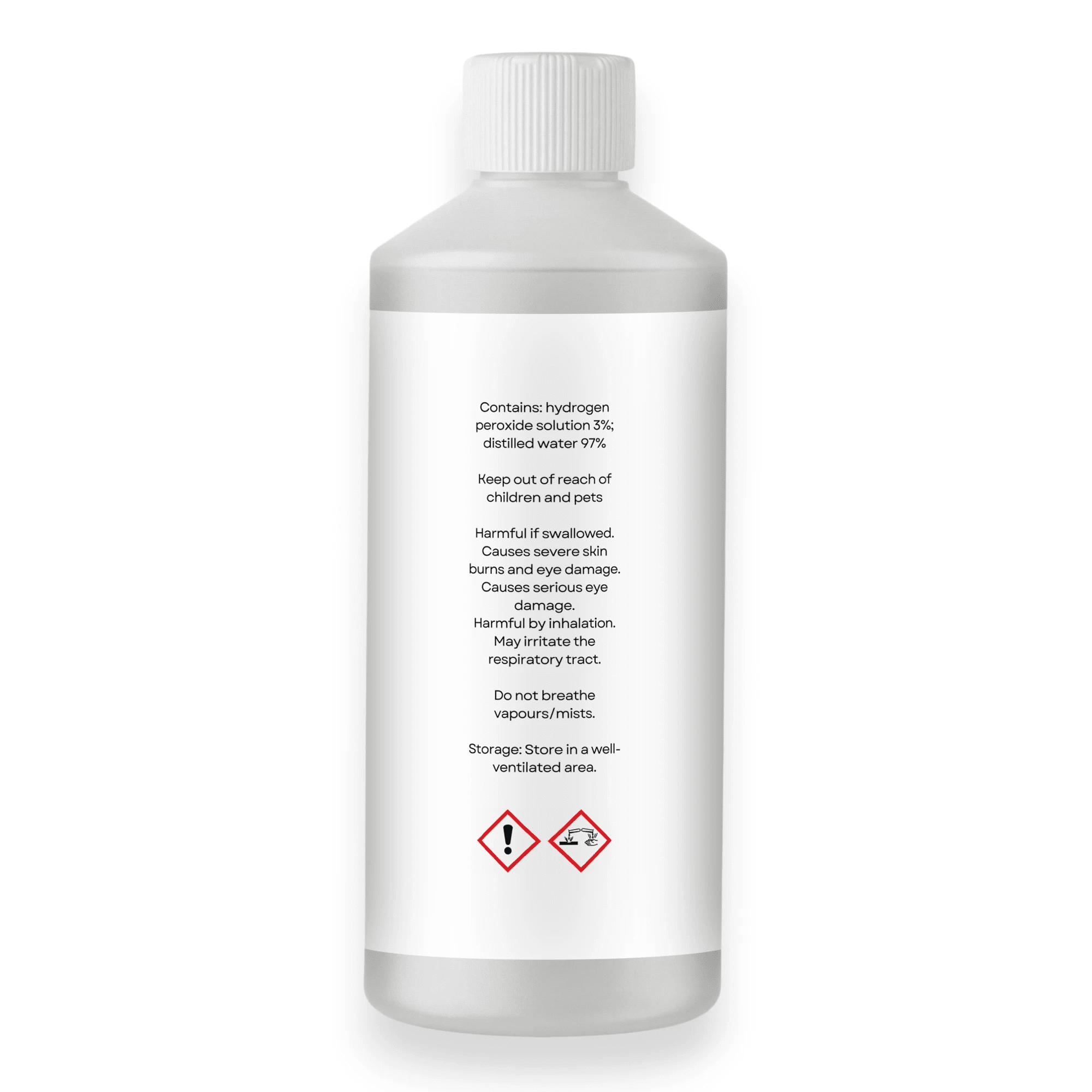 Peroxyde d'hydrogène de qualité alimentaire 3% - 500 mL
