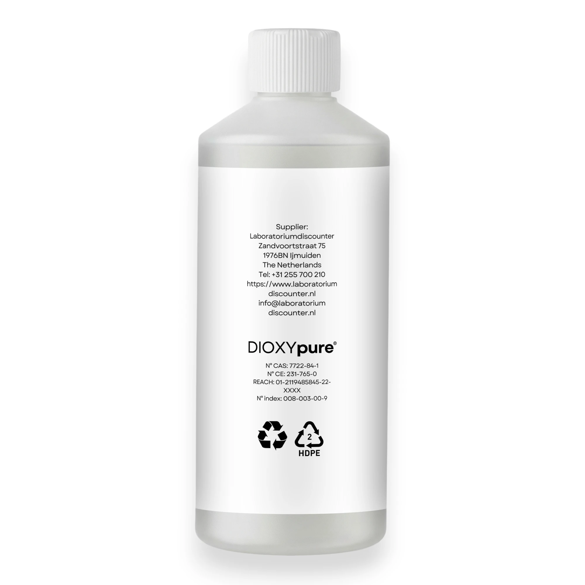 Peroxyde d'hydrogène de qualité alimentaire 3% - 500 mL