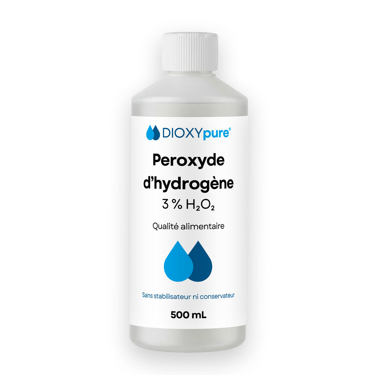 Peroxyde d'hydrogène de qualité alimentaire 3%