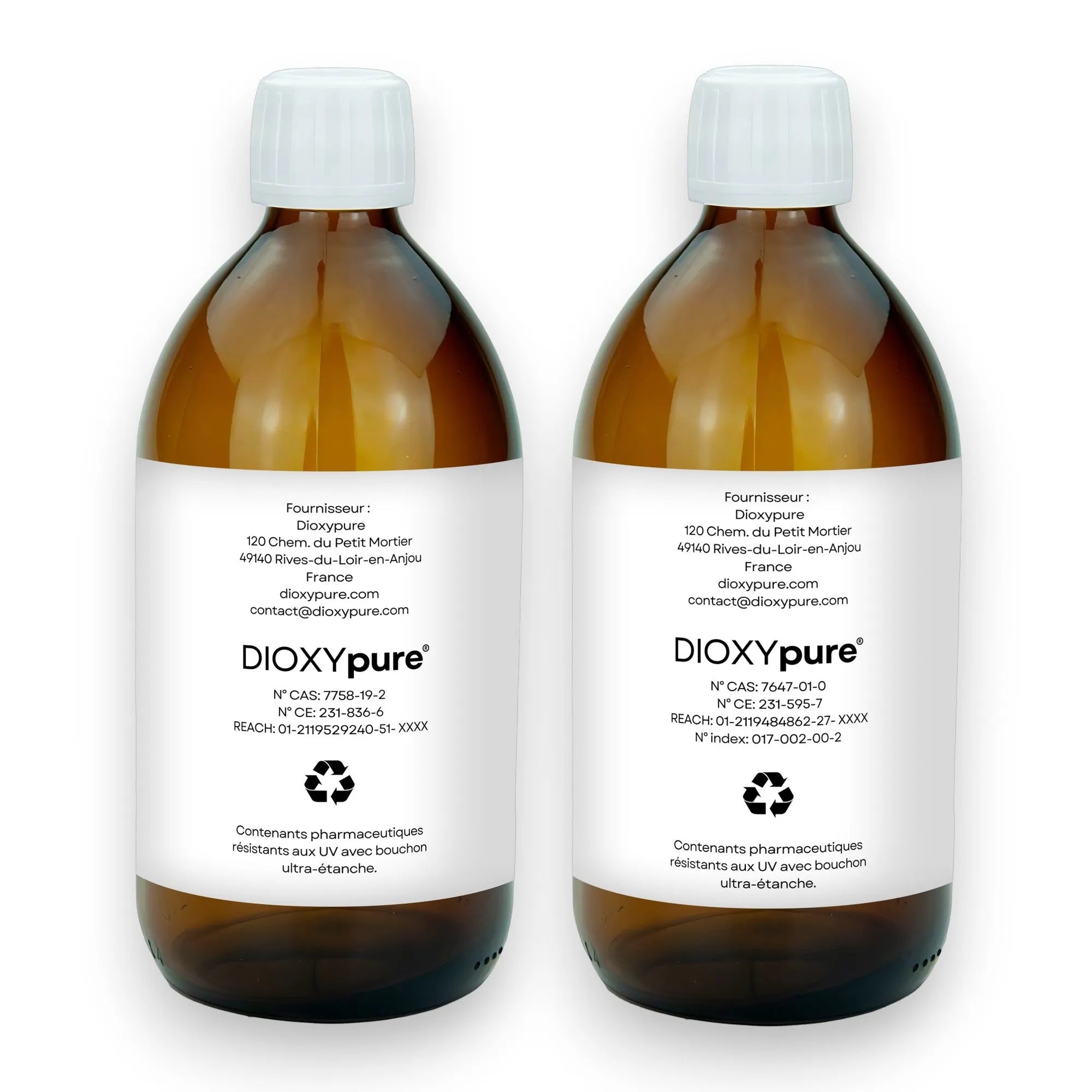 Dioxyde de Chlore - Kit de Production - 2x500 mL