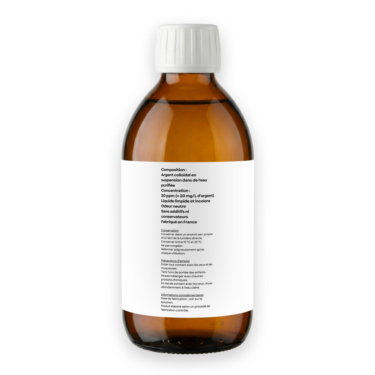 Argent Colloïdal - 20 ppm & 40 ppm