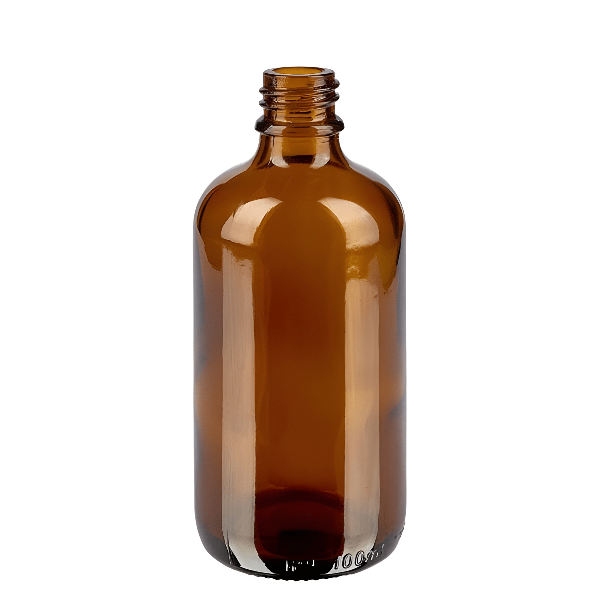 Flacon compte-gouttes en verre ambré 100 mL