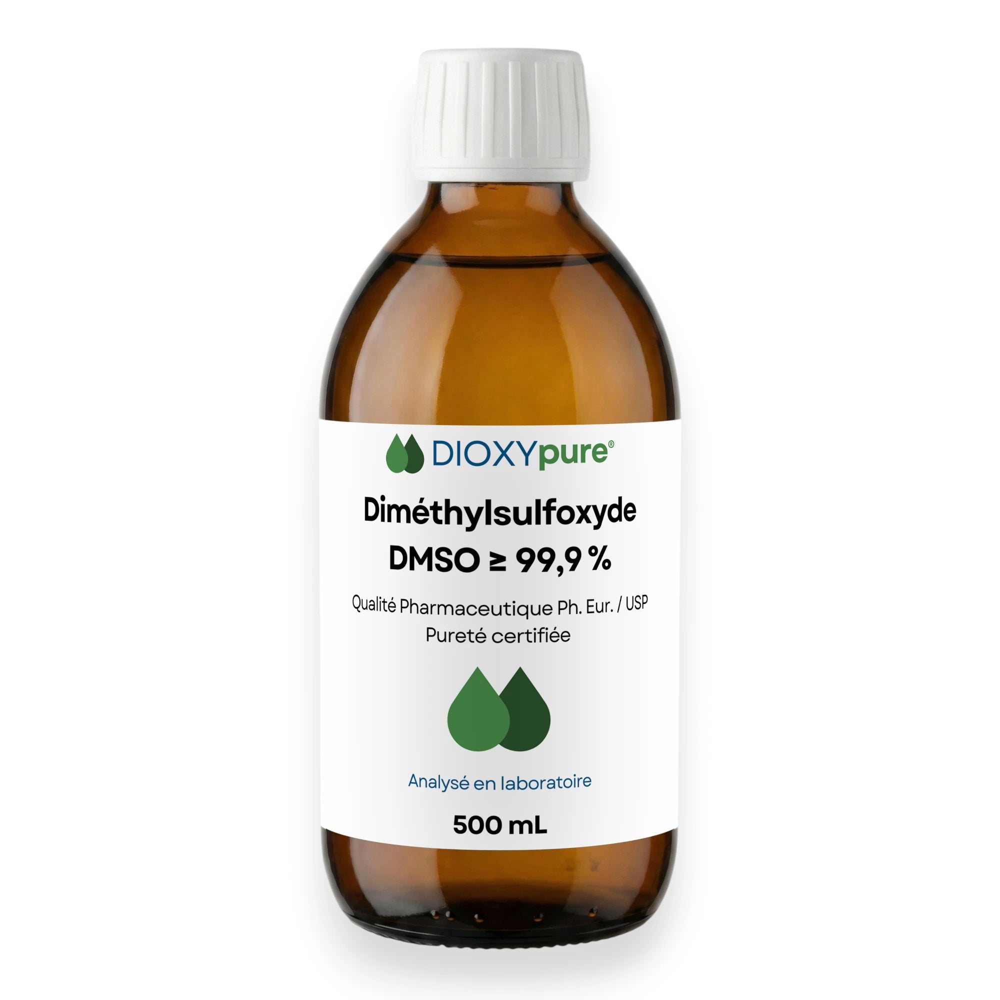 Diméthylsulfoxyde - DMSO - 99,9 % – Qualité Pharmaceutique Ph. Eur. / USP – 500 mL