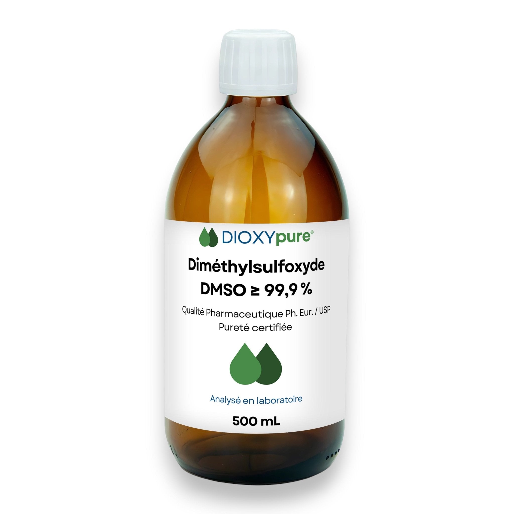 Diméthylsulfoxyde - DMSO - 99,9 % – Qualité Pharmaceutique Ph. Eur. / USP – 500 mL