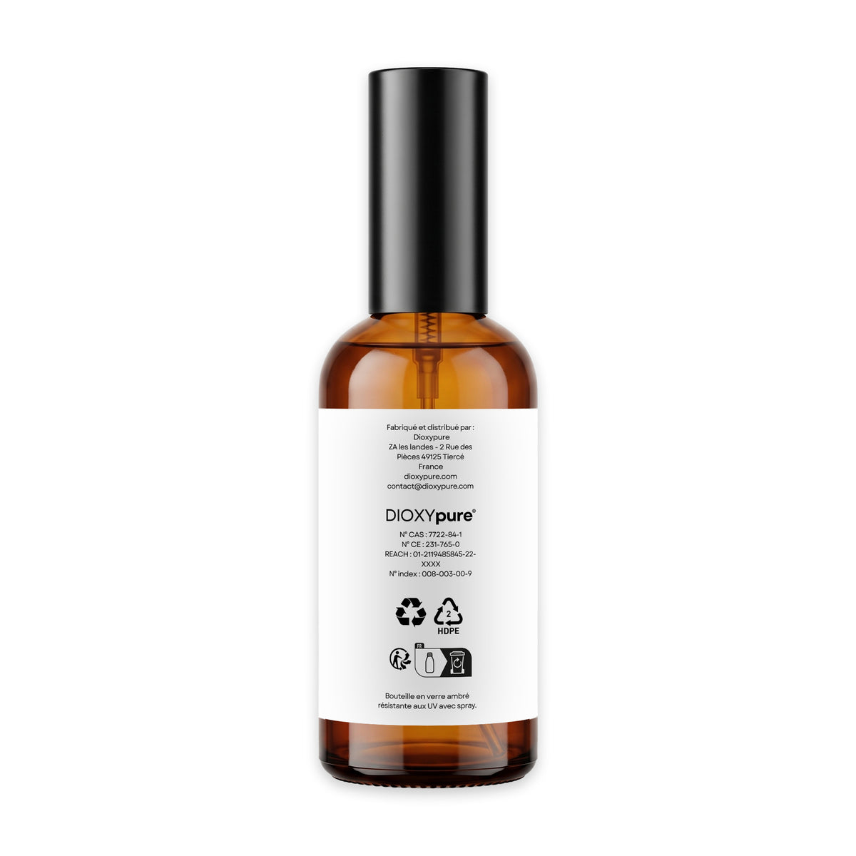 Peroxyde d'hydrogène de qualité alimentaire 3% - Spray