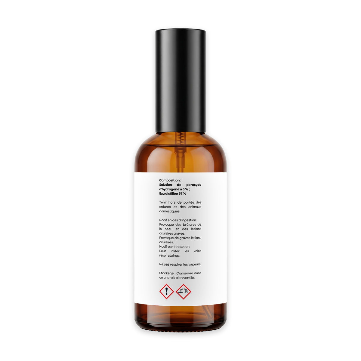 Peroxyde d'hydrogène de qualité alimentaire 3% - Spray