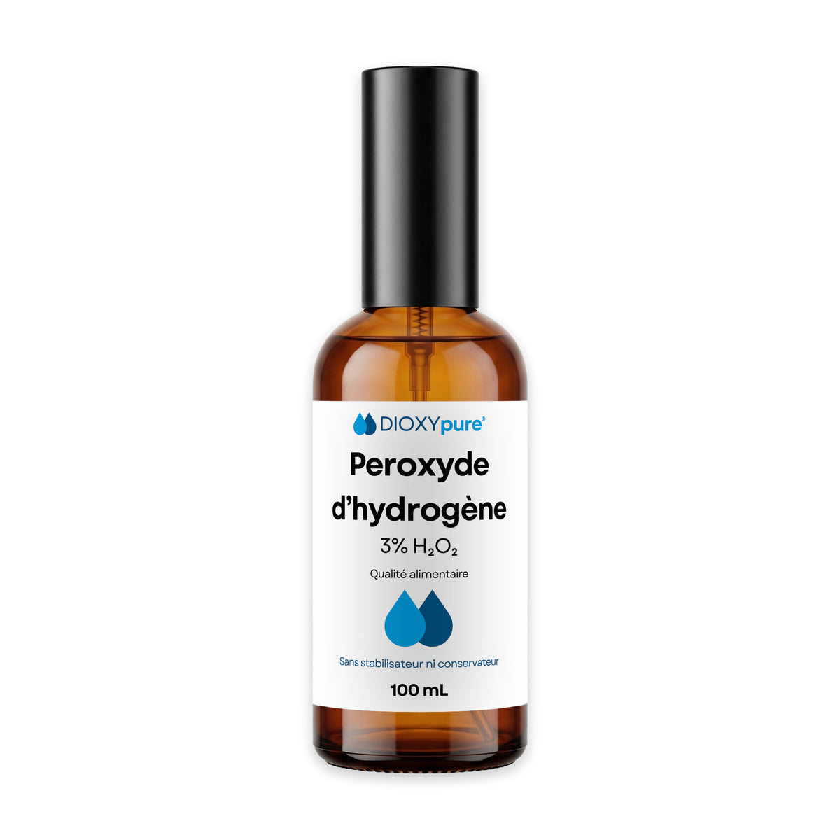 Peroxyde d'hydrogène de qualité alimentaire 3% - Spray