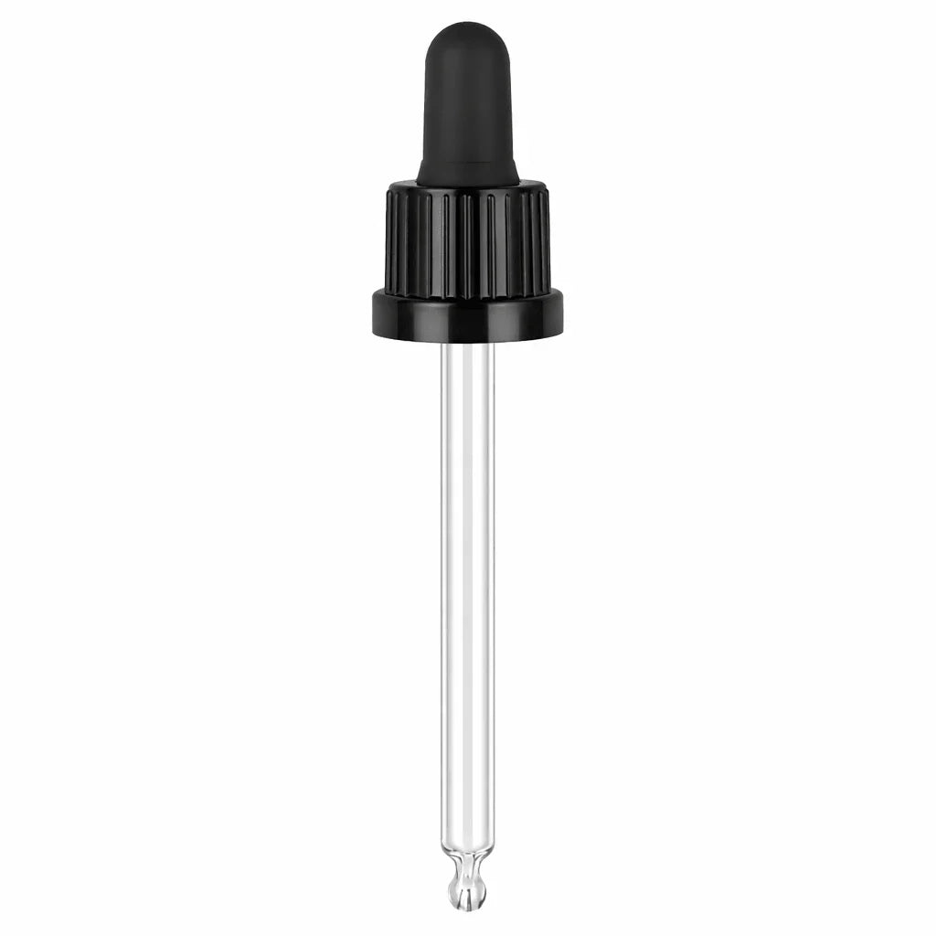 Flacon compte-gouttes en verre ambré 100 mL