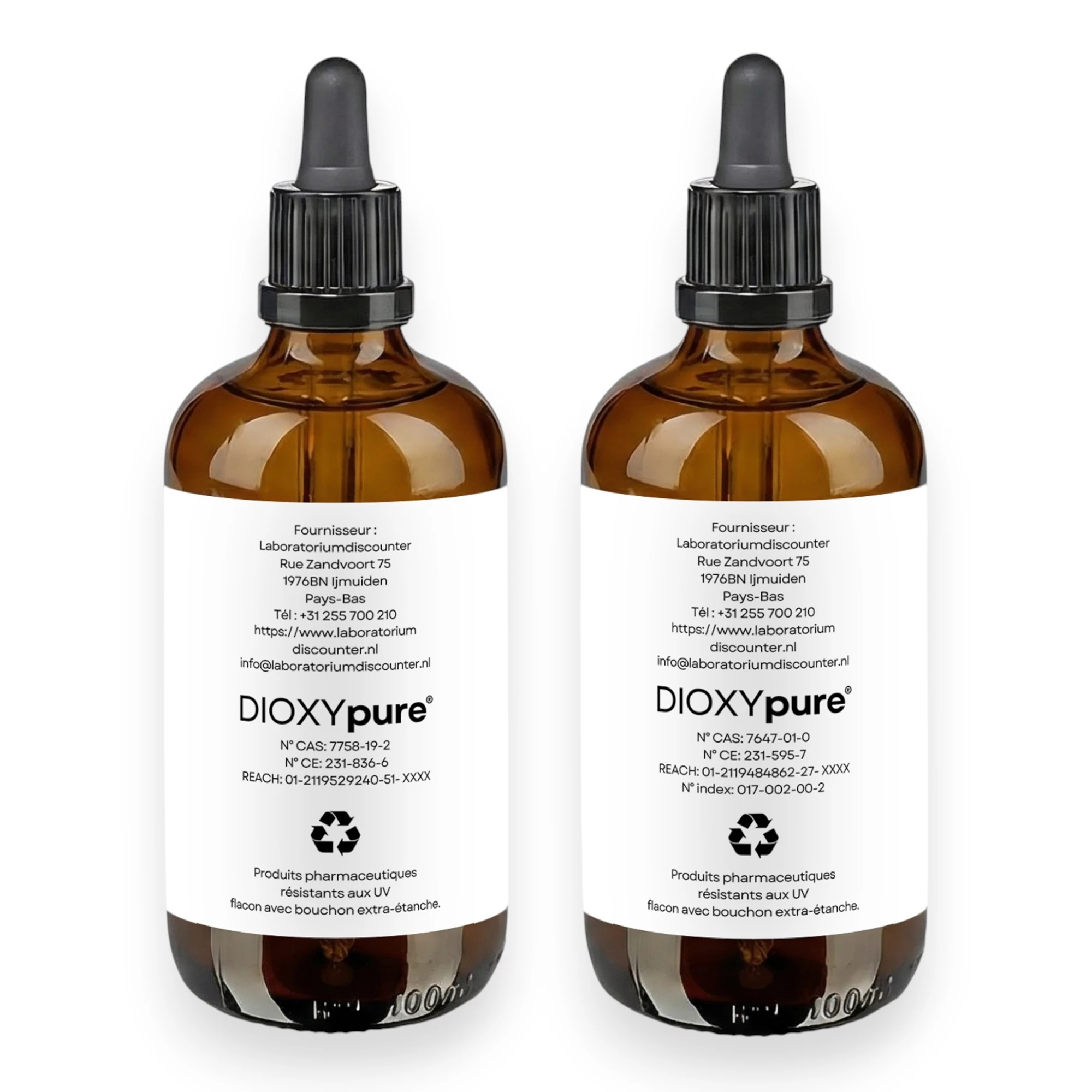 Dioxyde de Chlore - Kit de Production - 2x100 mL