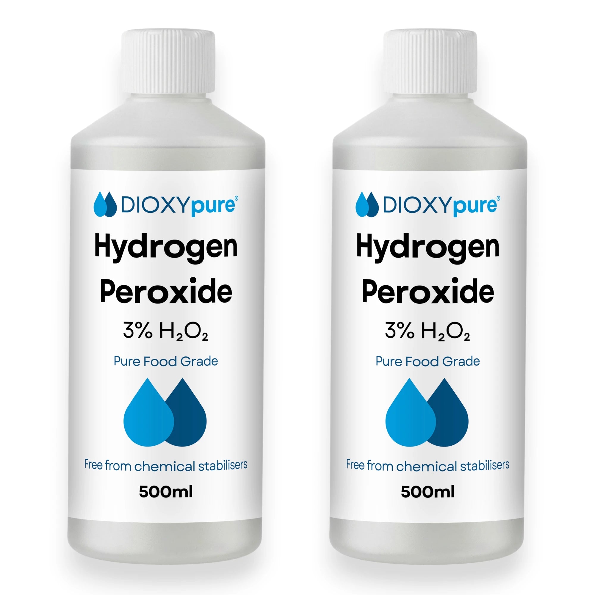 Peroxyde d'hydrogène de qualité alimentaire 3% - 500 mL