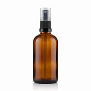 Flacon vaporisateur en verre ambré 100 mL