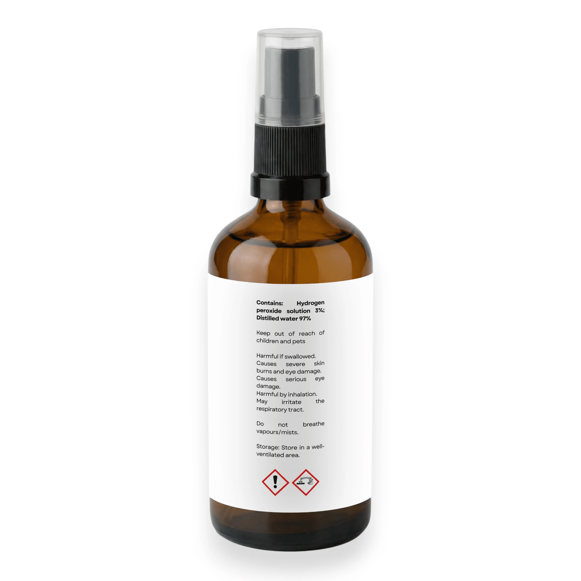 Peroxyde d'hydrogène de qualité Alimentaire 3% - Spray - 100 mL